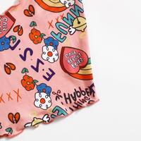 Cute Comic Flower Graphic Print Tank Crop Top Camisole Sleeveless Shirt Summer Casual Aesthetic Goth E-Girl Kawaii Korean Japanese Harajuku Streetwear - Thumbnail 4