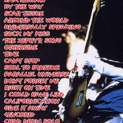 Red hot chili peppers in concert 11.5.2002 dvd