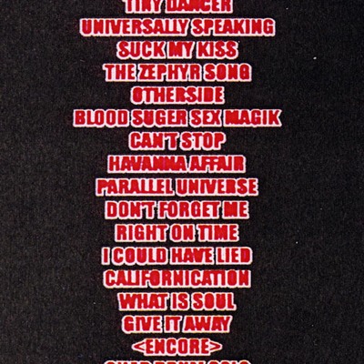 Red hot chili peppers in concert 11.6.2002 dvd