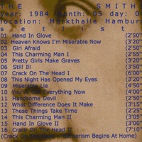 THE SMITHS HAMBURG MARKTALLE 1984 DVD - Thumbnail 1