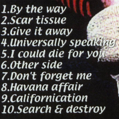 Redhot chili peppers by way of paris dvd