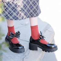 JK Bowknot Patent Shoes - Thumbnail 1