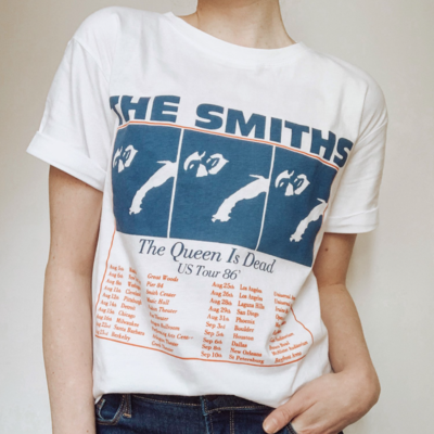 Free shipping-vintage the smiths tee - Thumbnail 4