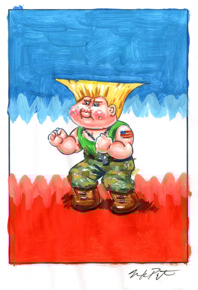 Groomed GUILE / Major TOM Color Rough - Nintendopes Series 2 2021