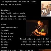 BADEN POWELL (TRIO) THE LEGENDARY BRAZILIAN GUITARIST IN 1999 DVD - Thumbnail 1