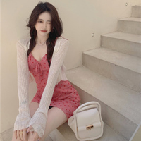 Pink Love Heart Strappy Dress - Thumbnail 4