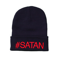 #SATAN beanie