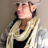Wool Newsboy Hat - Taupe or CHOOSE Your Color  - Thumbnail 2