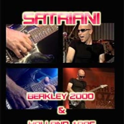 Joe satriani berkley 2000 & holland 1996 dvd