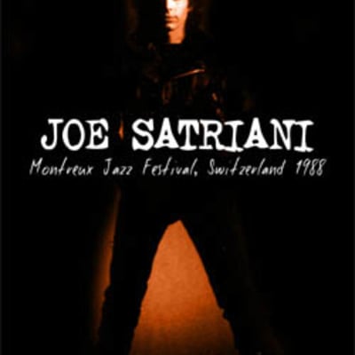 Joe satriani montreux jazz festival, switzerland 1988 dvd