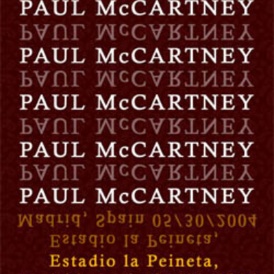 Paul mccartney estadio la peineta, madrid, spain 05.30.2004 dvd