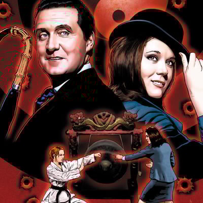 Steed and mrs. peel 3 artist print