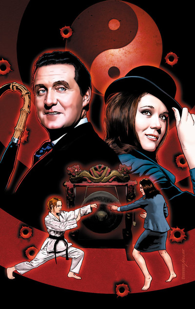 Steed and Mrs. Peel 3 Artist Print