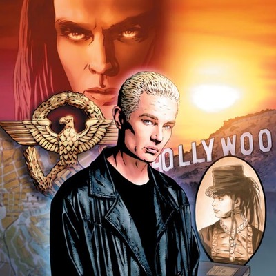 Spike vs. dracula 1 artist print