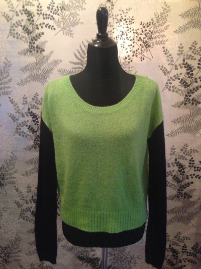 Green and Black Sweater 