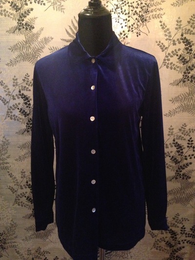 Blue Velvet Shirt 