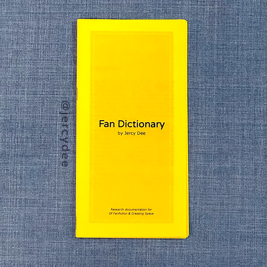 Fan Dictionary (Zine) on Storenvy