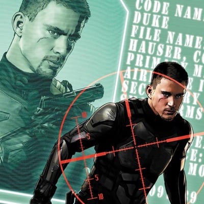 Gi joe rise of cobra duke artist print