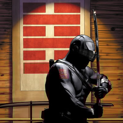 Gi joe rise of cobra snake-eyes artist print