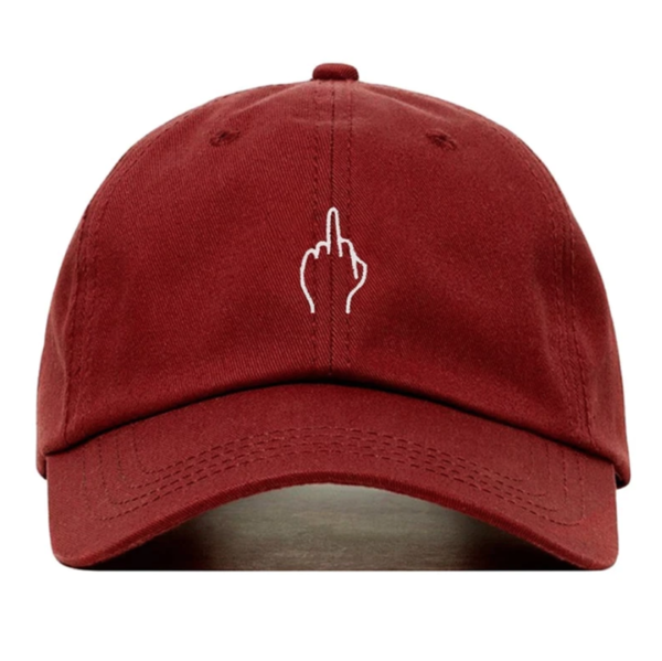 MIDDLE FINGER BASEBALL CAP