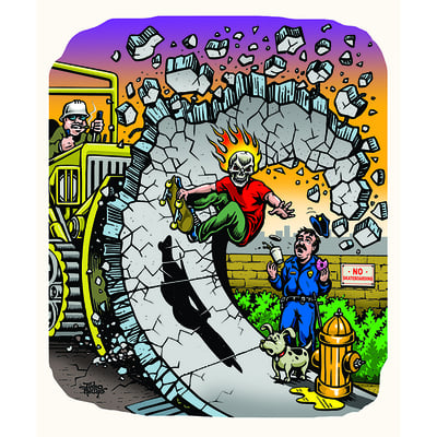 Concrete wave sticker - Thumbnail 1