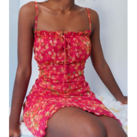 Women'S Sling Sexy One-Neck Irregular Dress - Thumbnail 1