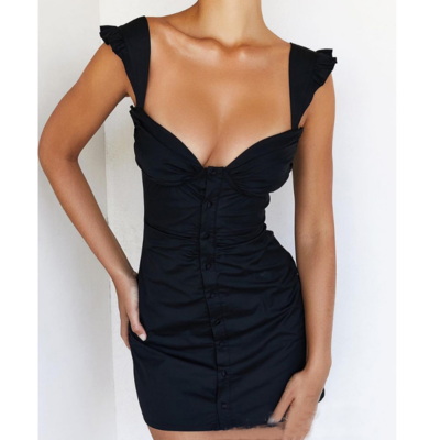 Sexy sling tight package hip dress