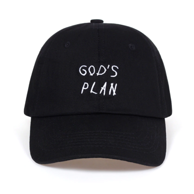 Free shipping-"god's plan" cap - Thumbnail 2