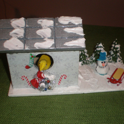 Come on santa! birdhouse