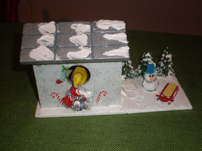 Come on santa! birdhouse