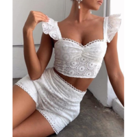 Fashion Lace Two-Piece Set - Thumbnail 1