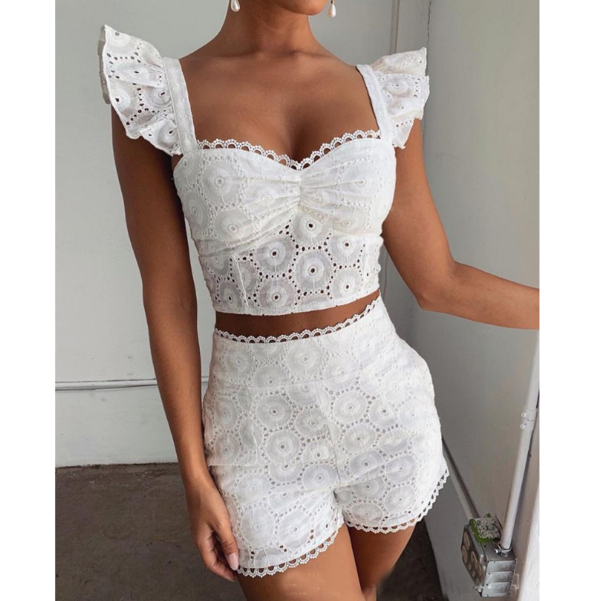 Fashion Lace Two-Piece Set