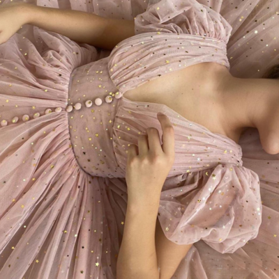 V-Neck Women'S Solid Color Short Sleeve High Waist Dress