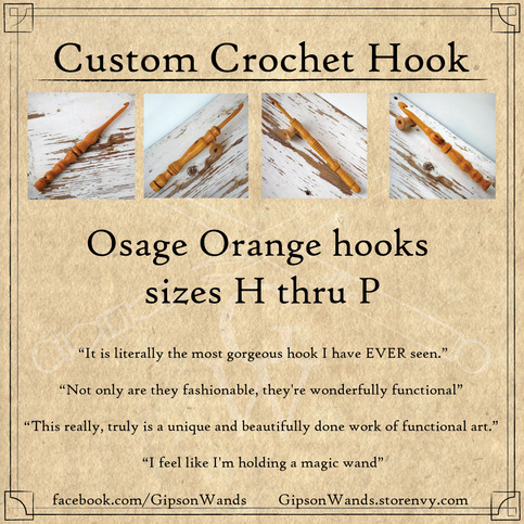 Custom Crochet Hook Osage