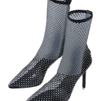 Hollow diamond Sandals S-444 - Thumbnail 1