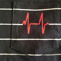 Mens Heart Beat Tee - Thumbnail 4