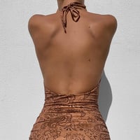Backless Women'S Sexy Fashion Slim Package Hip Dress - Thumbnail 1