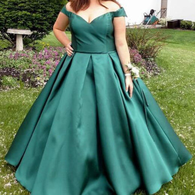 Plus Size Off the Shoulder Prom Dresses