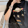 Cosmic galaxy T-shirt-2
