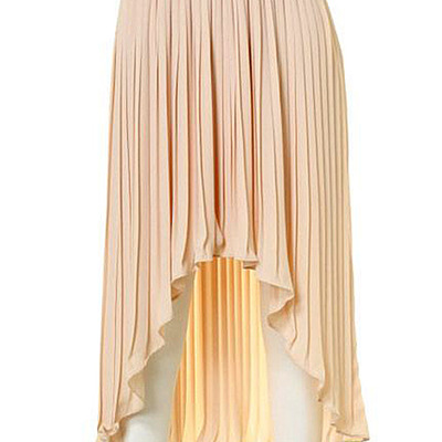 High low ruffled skirt