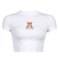 SUCH CUTE BEAR CROPPED TOP - Thumbnail 2