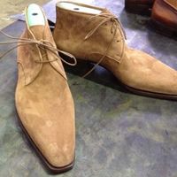 Men Camel Suede Chukka Lace Up Boot, Formal Wearing Dress Chukka Boot For Men - Thumbnail 1