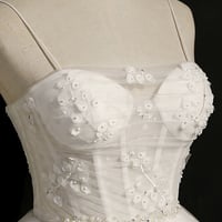 Cute tulle short A line prom dress party dress - Thumbnail 2