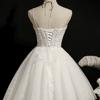 Cute tulle short A line prom dress party dress - Thumbnail 4