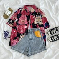 Catoon Monster Graffiti Shirt - Thumbnail 4