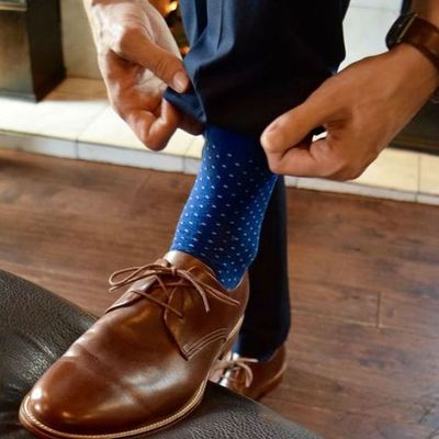 Brown leather handmade chukka shoes office wear edition