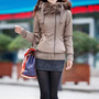 Long Sleeve Hooded Coat - Thumbnail 1