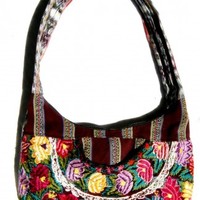 Huipil Moon Purse /Made From A Shirt handbag w/bonus coin purse - Thumbnail 1