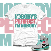 "Nobody's Perfect" Lebron 9 South Beach Colorway - Thumbnail 1