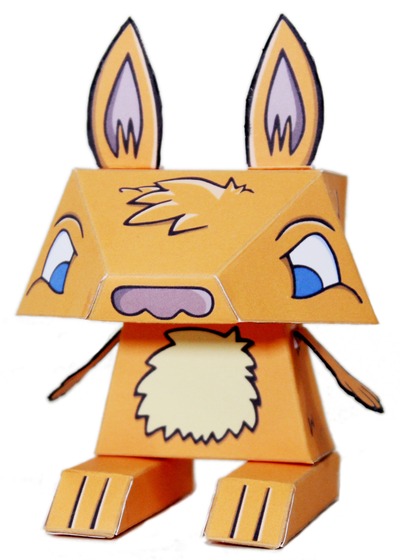Bouncer Classic Paper Toy
